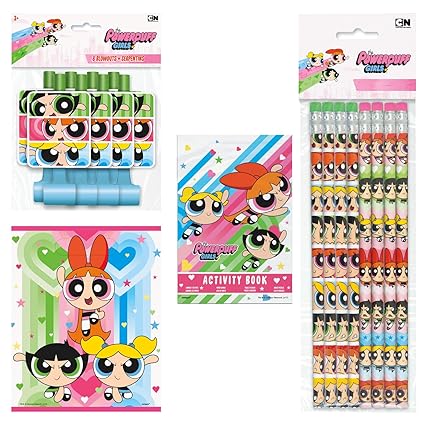 Powerpuff Girls Party Treat Loot Bags 48 Blossom Bubbles Buttercup
