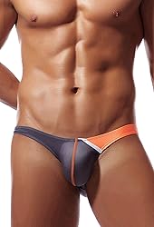 Newsywell Men's Ice Silk Pouch Bikinis Micro Nylon