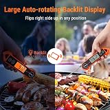 ThermoPro TP19H Digital Meat Thermometer Ambidextrous Backlit Waterproof 1s Read view 3