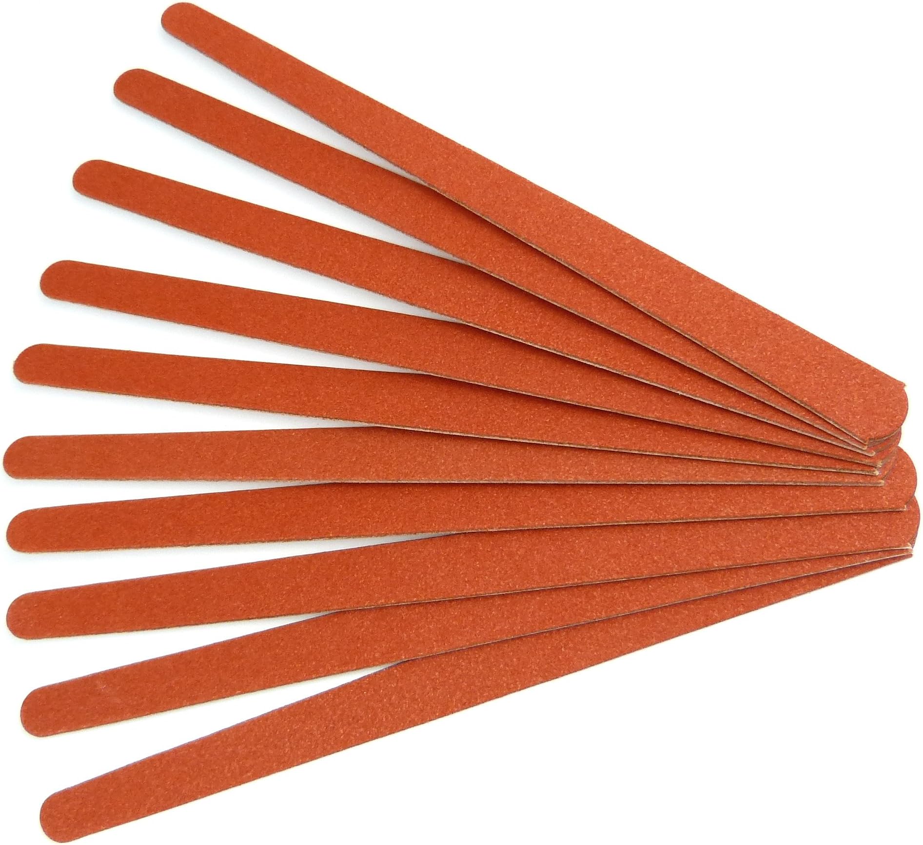 10 Sand Plate files - 17 cm - Double-Sided: Fine and Coarse