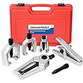 DAYUAN 5pcs Professional Front End Service Tool Kit, Pitman Arm Puller, Ball Joint Separator Tie Rod Remover Tool