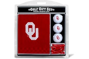 Team Golf NCAA Sports Fan Shop Embroidered Golf Towel, 3 Golf Ball, and Golf Tee Set