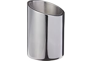 nambe Tilt Wine Chiller Bucket | Wine & Champagne Cooler for Parties, Dinner, Kitchen, Bar Cart | Insulated to Keep Wine & Beverages Cold | Holds Any 4.5”D x 7”H Bottle | Gift for Wine Enthusiasts