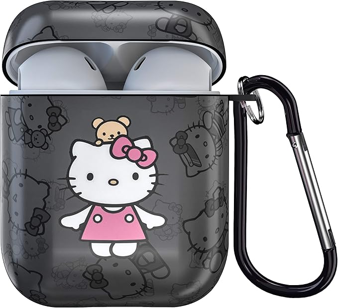 Cute Airpod Case Personalise Custom Anime Skin Cover with Keychain