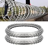 196FT Razor Wire Galvanized Barbed Wire Razor