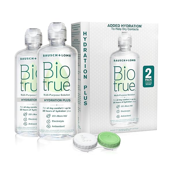 BIOTRUE HYDRATION PLUS CONTACT LENS SOLUTION, MULTI-PURPOSE SOLUTION...