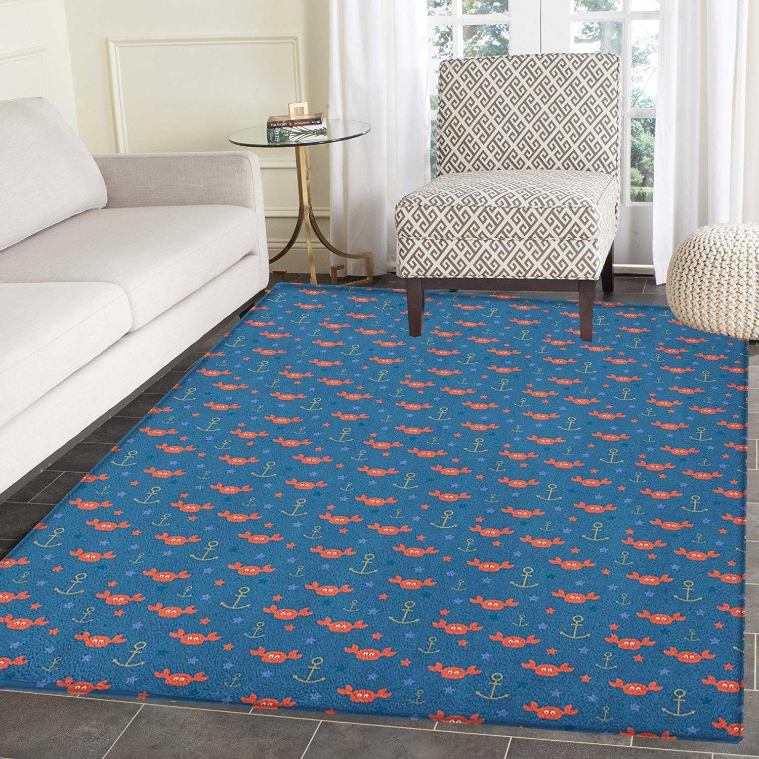 under the sea nursery rug