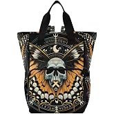 Mnsruu Diaper Bag Mysterious Skull Horoscope Diaper Bag Backpack Multifunction Travel Diaper Bag Tote Large Capacity Diaper Changing Backpacks for Moms Dads