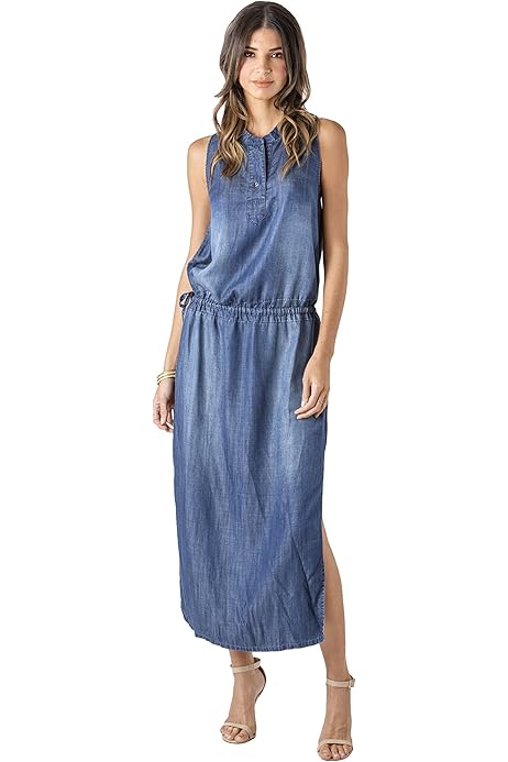 tencel maxi dress