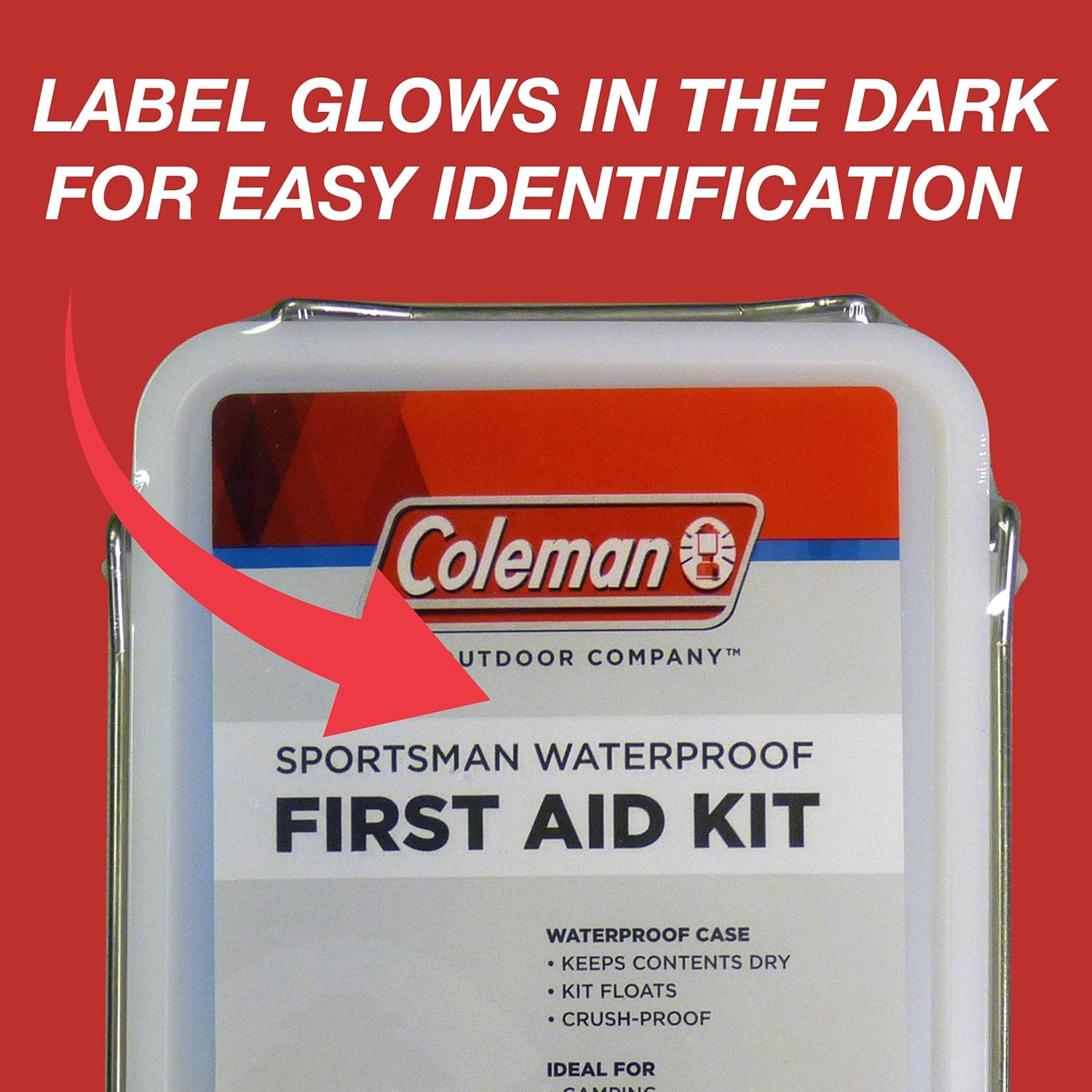 Coleman Sportsman Outdoor Waterproof First Aid Kit - 100 Pieces : Camping First Aid Kits : Sports & Outdoors