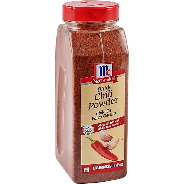 MCCORMICK DARK CHILI POWDER, 20 OZ