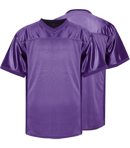 Amazon.com: Blank Practice Football Jersey Mesh Athletic Sports