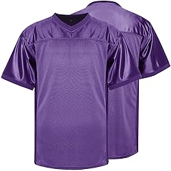 Blank Practice Football Jersey Mesh Athletic Sports