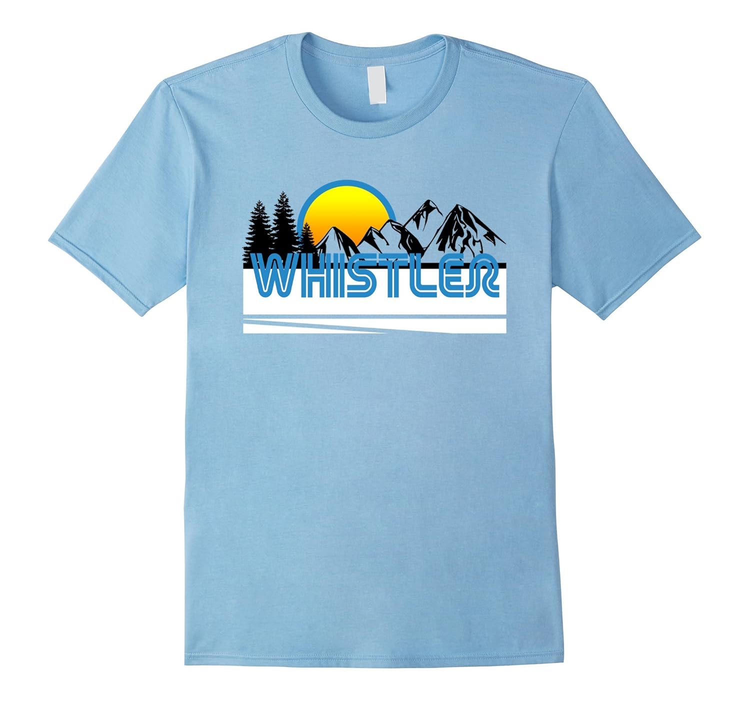 Whistler t shirt retro vintage style Canada apparel-Rose