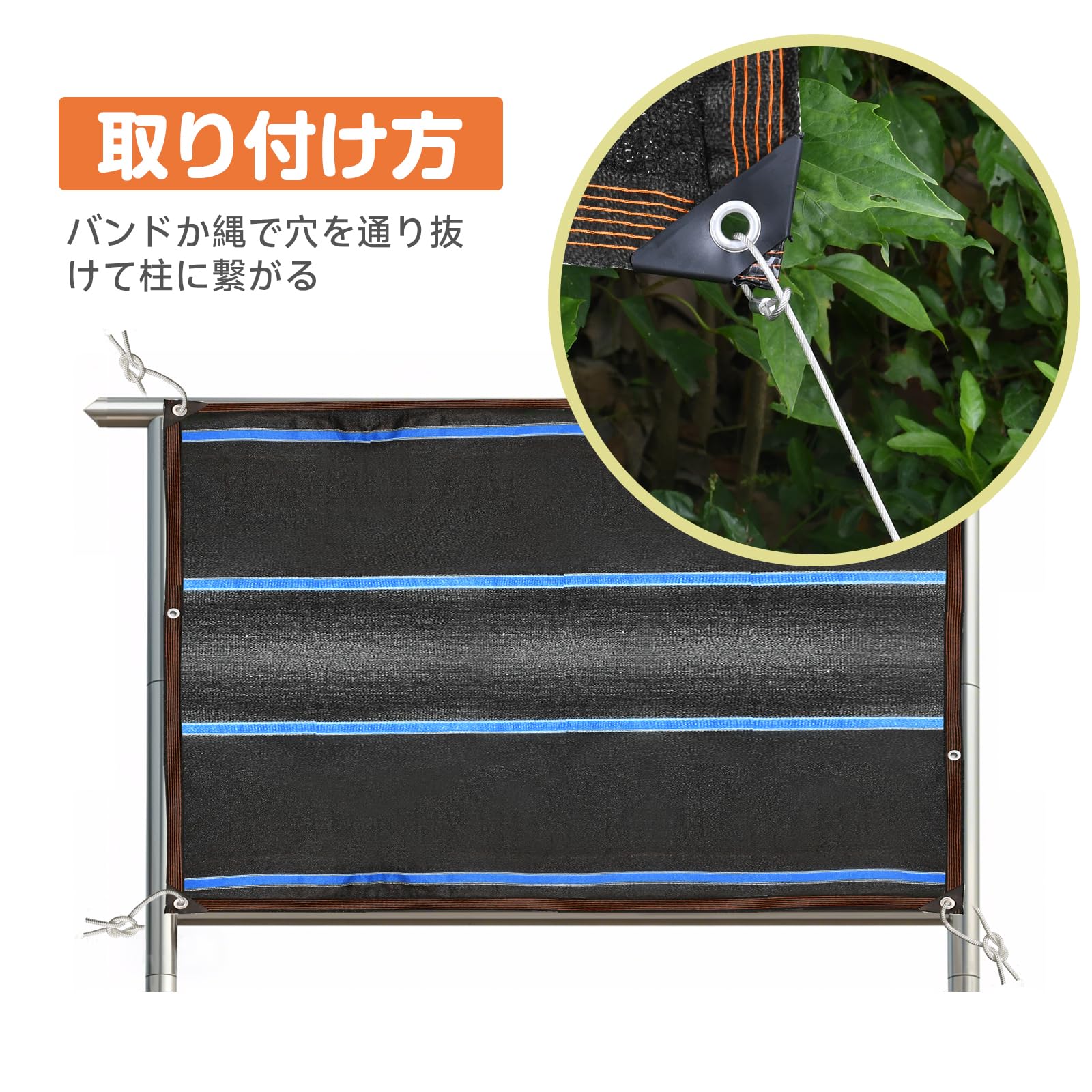 Chuqisheji 遮光ネット 2m*3m 日除けシェード UVカット 暑さ対策 防塵 園芸用品 農業用品 窓 ベランダ 屋根 ヤード 廊下 カーポート 2m 3m 4m 5m 6m 7m 8m 9m 10m 高密度ポリエチレン製 グリーン (2*3m)