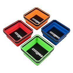 OEMTOOLS 26052 Foldable Magnetic Tray Set, Magnetic