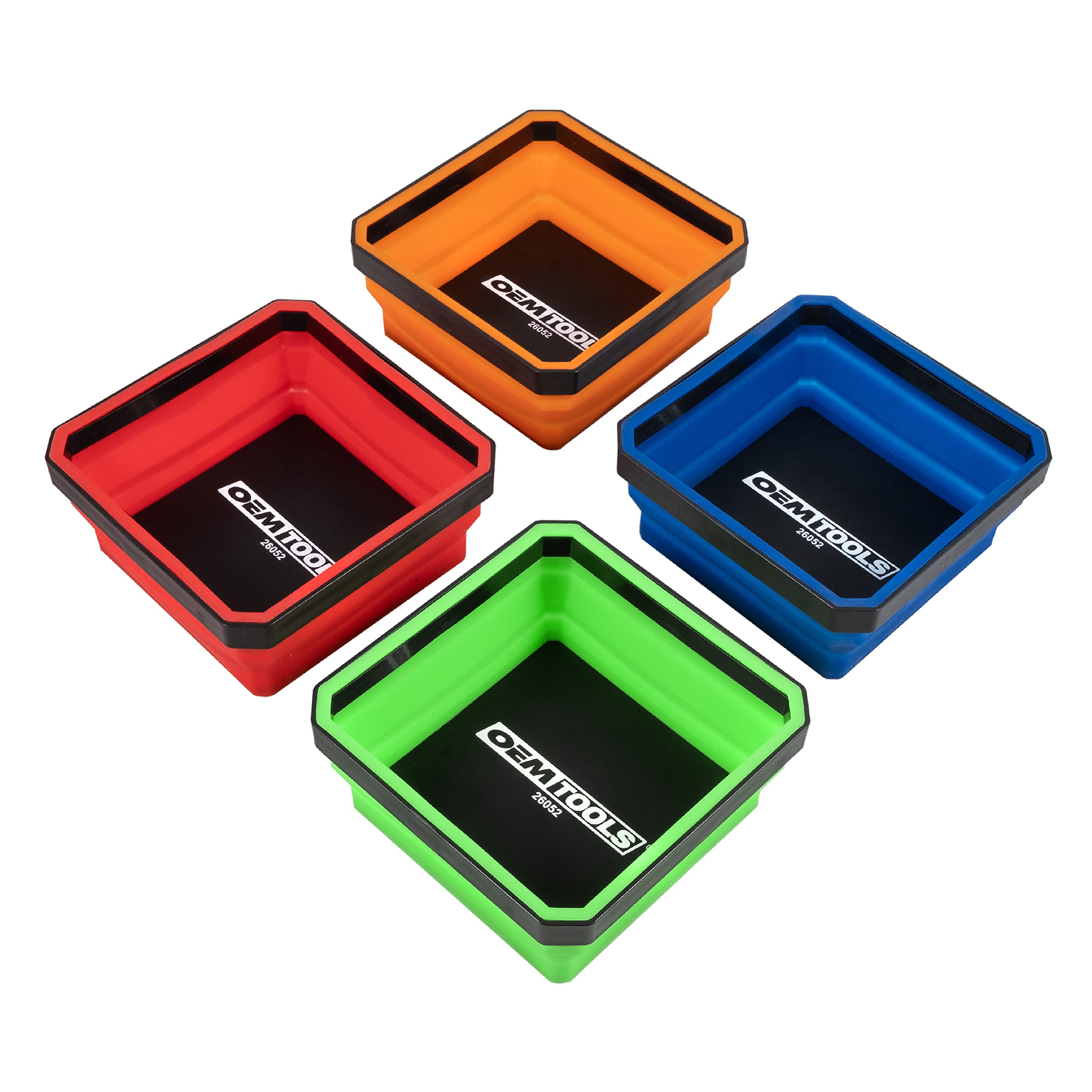 OEMTOOLS 26052 Foldable Magnetic Tray Set, Magnetic