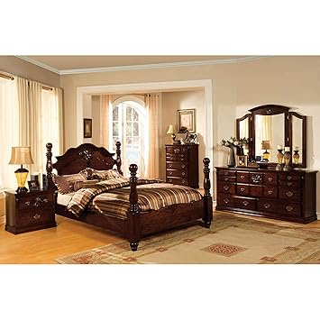 Amazon Com Furniture Of America Weston Traditional 4 Piece