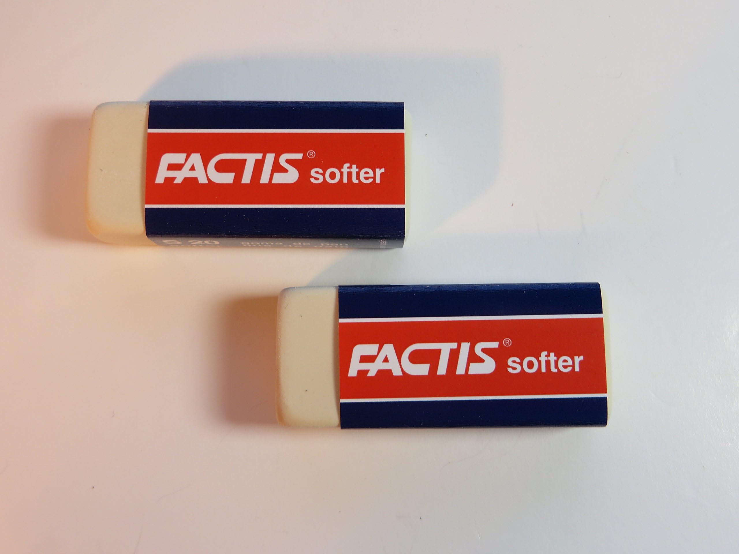 FACTIS S20 SOFT ERASER PACK OF 2