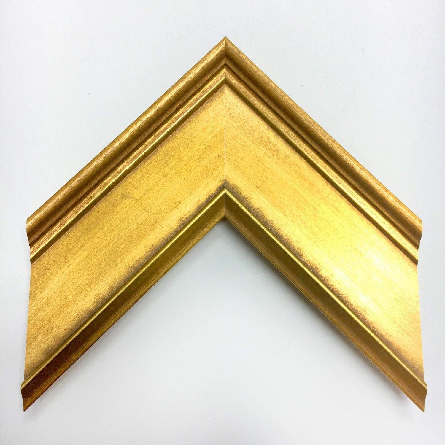 3" Readymade Wood Picture Frame (Plein Air Gold) (9x12, No