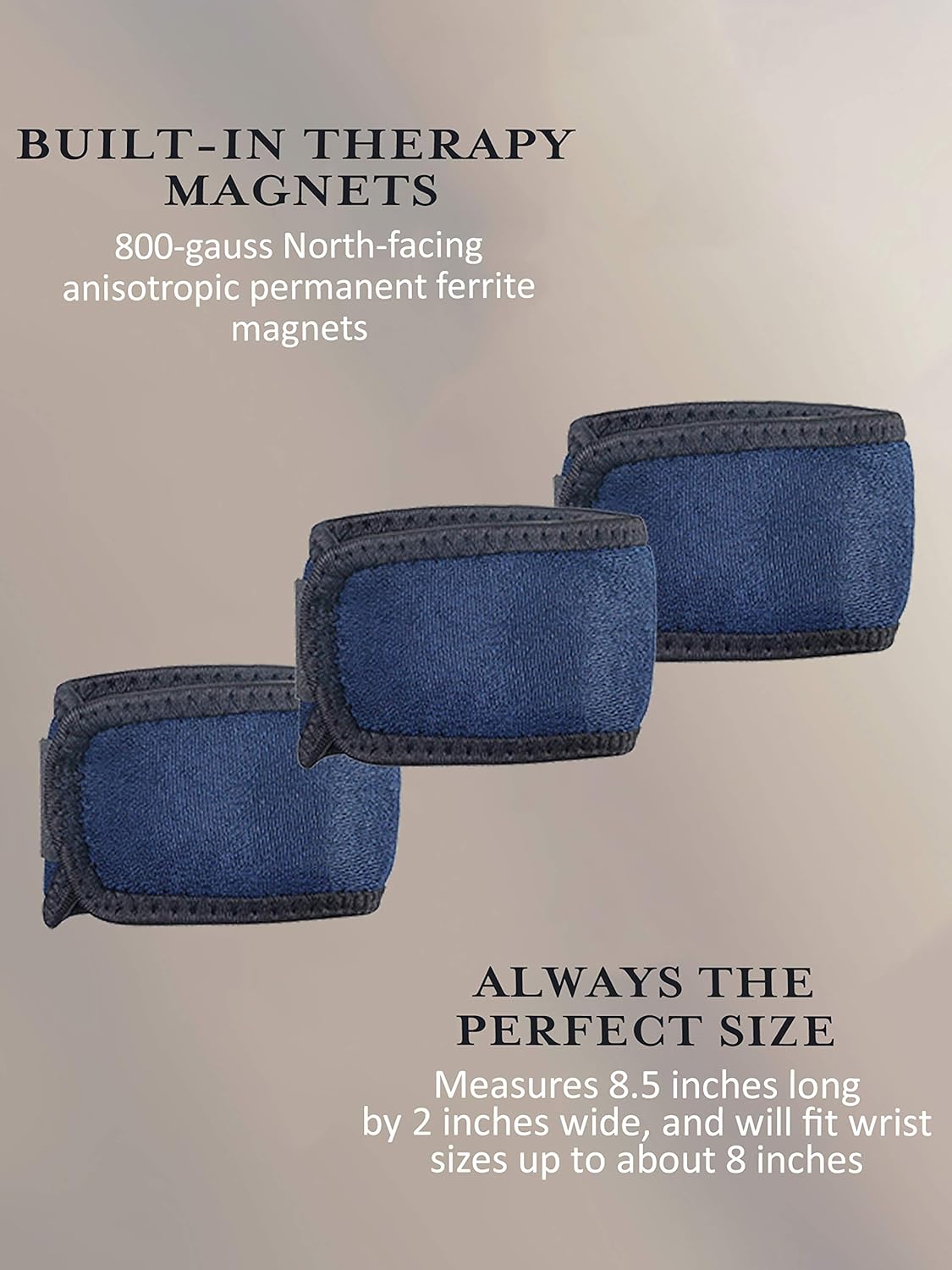 MAGNETJEWELRYSTORE Magnetic Therapy Adjustable Wrist Wrap for Pain Relief: Health & Personal Care