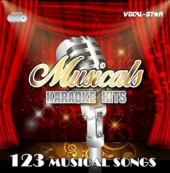 Vocal-Star Karaoke ' Musicals Hits ' CDG Disc Set 123 Songs on 6 CD+G Diiscs Best of