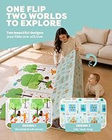 kidoola Reversible Large Baby Play Mat 200x80 cm Thick Floor Mat view 2