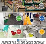 TDBS Floor Mop and Bucket Set 2pc Yellow Heavy‑Duty Wringer Mops for Floors view 5