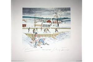 Where Legends Begin Lithograph Signed by Johnny Bower & Bobby Hull – Toronto & Chicago – 10" x 10" Hockey Autograph Collectib