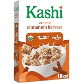 Kashi Cinnamon Harvest Breakfast Cereal 18oz | Organic, Whole Grain