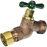 ARROWHEAD BRASS & PLUMBING 254CCLF 1/2" Compression, Red Brass, Straight Hose Bibb