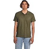 GUESS Mens Short Sleeve Logan Knit Polo