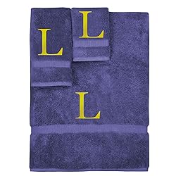 Monogrammed Towel Set, Personalized Gift, Set of