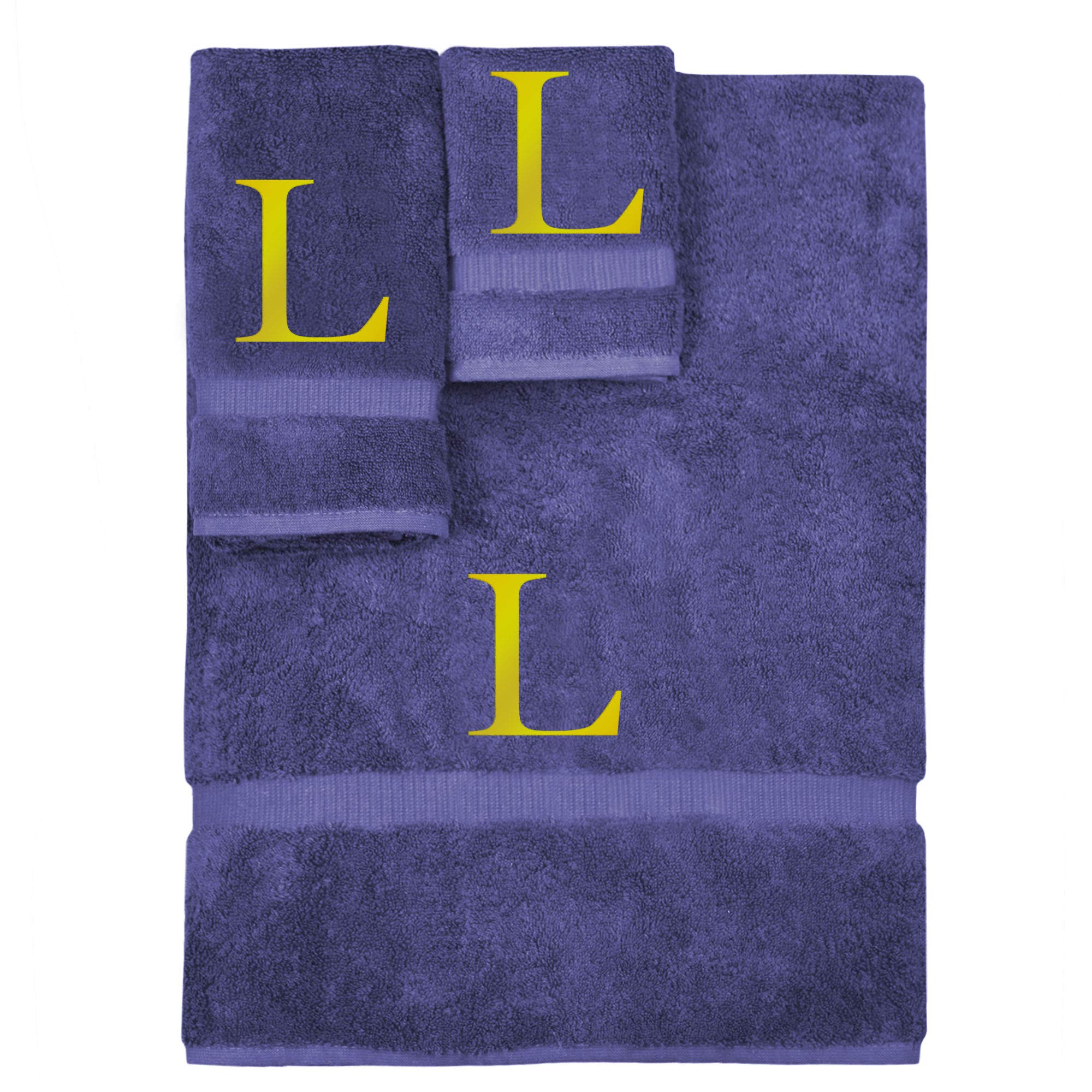 Monogrammed Towel Set, Personalized Gift, Set of