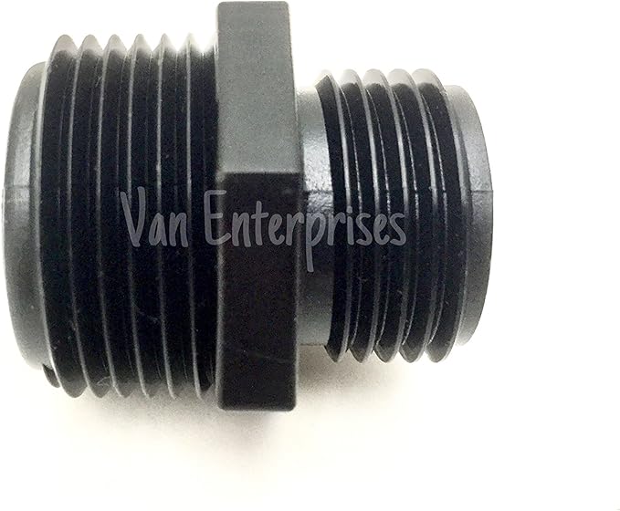 Van Enterprises PVC Garden Hose Adapter (1" NPT x 3/4" GHT