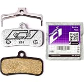 Bike Disc Brake Pads Compatible with/Replacement for Shimano 4 Piston Calipers XTR XT Surron SLX Deore Saint Zee Tektro TRP Quadiem for Mountain Bikes/MTB 83 (Ceramic/Semi-Metallic)