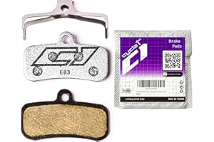 CYCLE1ST Bike Disc Brake Pads Compatible with/Replacement for Shimano 4 Piston Calipers XTR XT Surron SLX Deore Saint Zee Tektro TRP Quadiem for Mountain Bikes/MTB 83 (Ceramic/Semi-Metallic)
