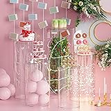 Anmakou Cylinder Pedestal Stands for Party, 5Pcs