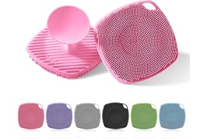 Silicone Body Scrubber, Gentle Texture Exfoliating Body Scrubber for Men and Women On Sensitive Skin, Soft Scrubber Produces 