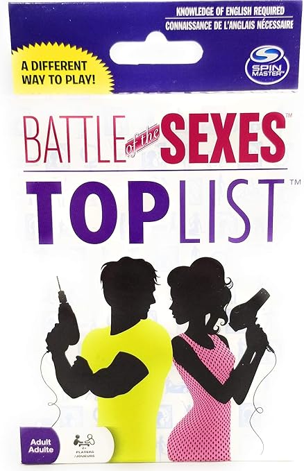 Amazon Com Battle Of The Sexes Card Game Toys Games