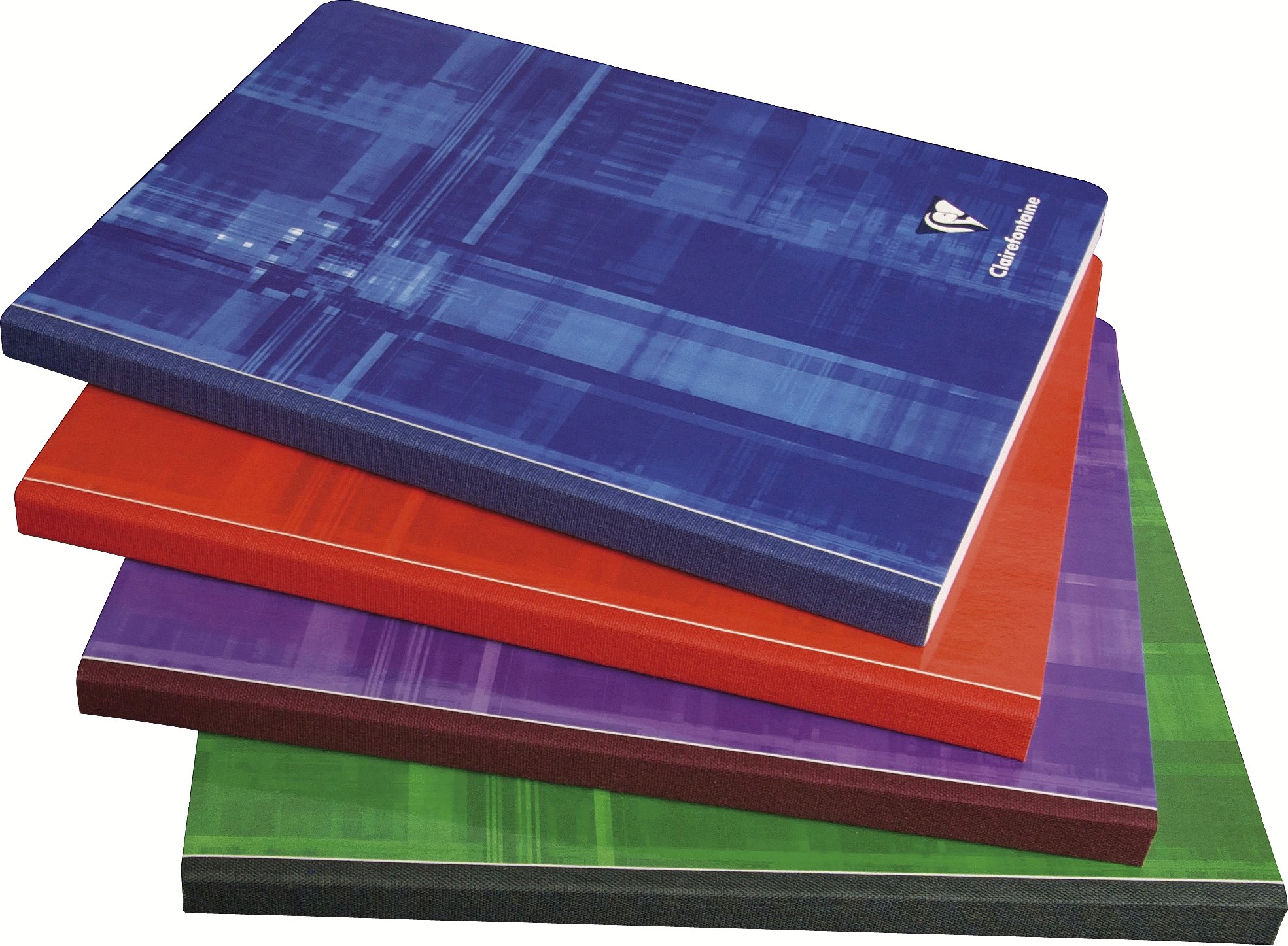 Clairefontaine Sewed Notebook Cuarto 96 pages, 17x22 cm, 90gsm Brushed Vellum Paper, Random Colour, 192 Sheets
