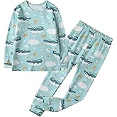 Owlivia 100% Organic Cotton Baby Long Sleeve Pajama Sets, Toddler Boy Girl 2-Piece Sleepwear