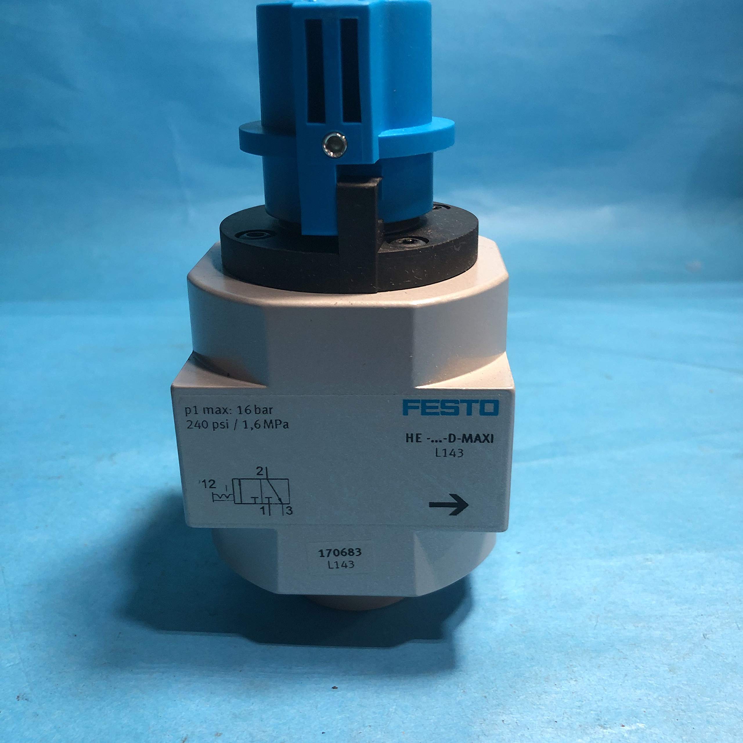 Festo 170683 On/Off Valve, Model HE-D-MAXI