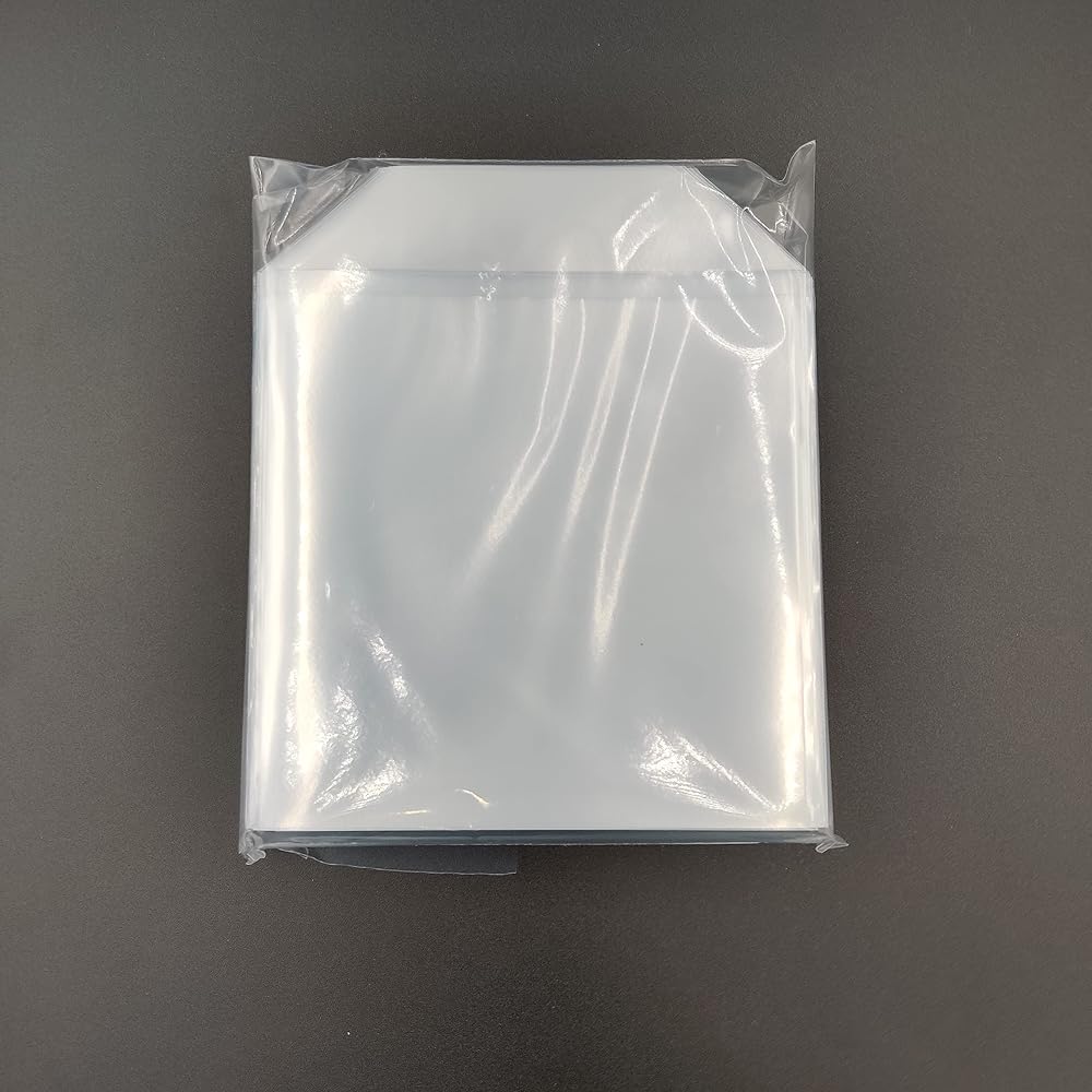 Panmer Premium CD Sleeves Pack of 100 Clear Polypropylene with Flap