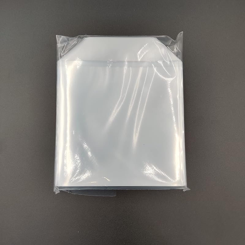 Panmer Premium CD Sleeves Pack of 100 Clear Polypropylene with Flap