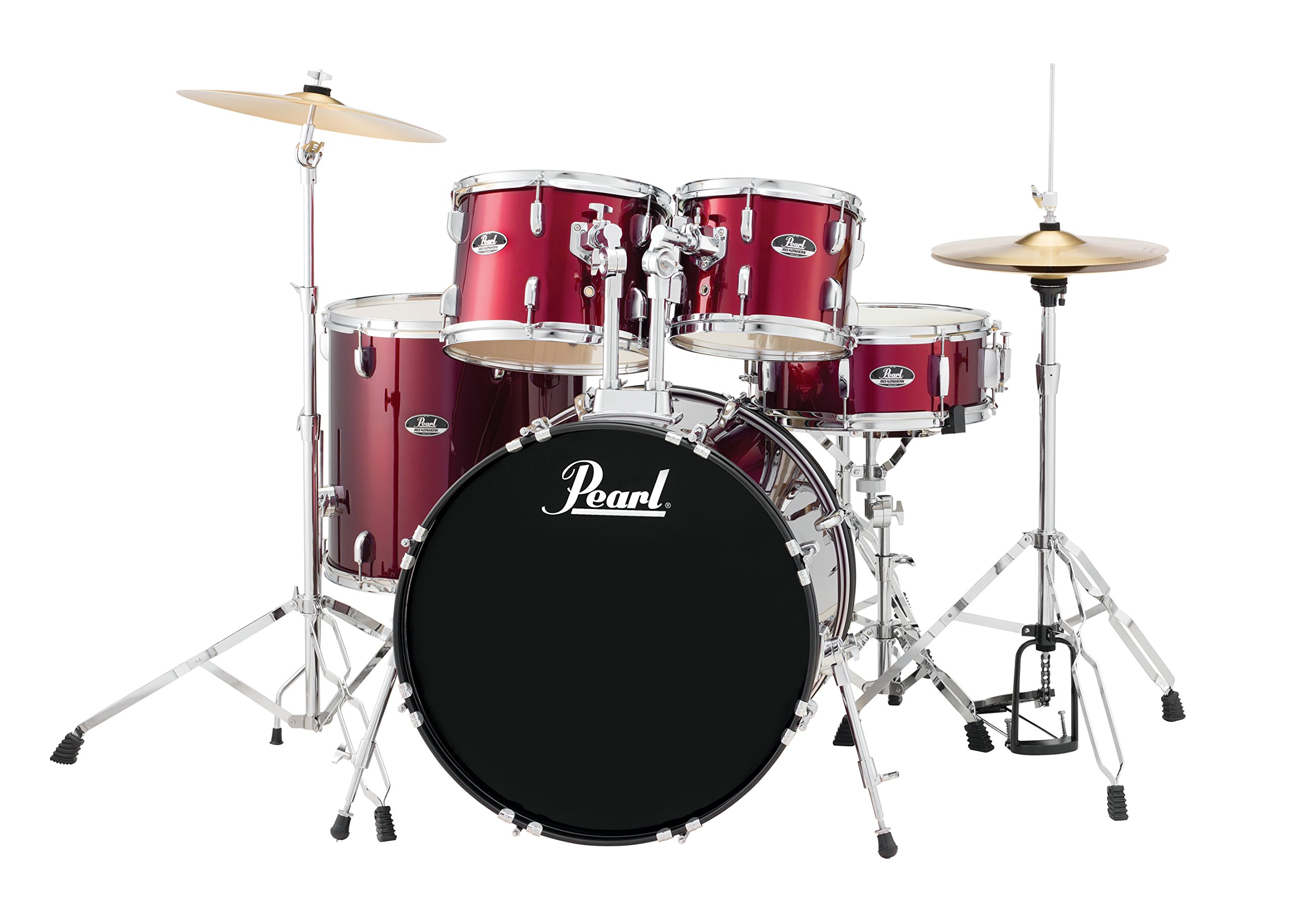 Pearl Drum Set, Red Wine, 5 piece (RS525SC/C91)