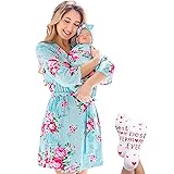 ECO BABY Mommy and Me Robe and Swaddle Set