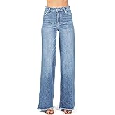Celebrity Pink Women's Juniors High Rise Wide Leg Jeans