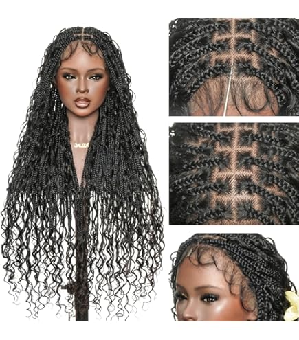 Amazon.com : Motown Tress Braided HD Lace Front Wig Glueless Whole