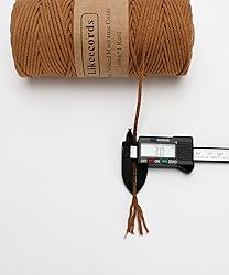 Macrame Cord,3mm x 328Feet Cotton Twine String